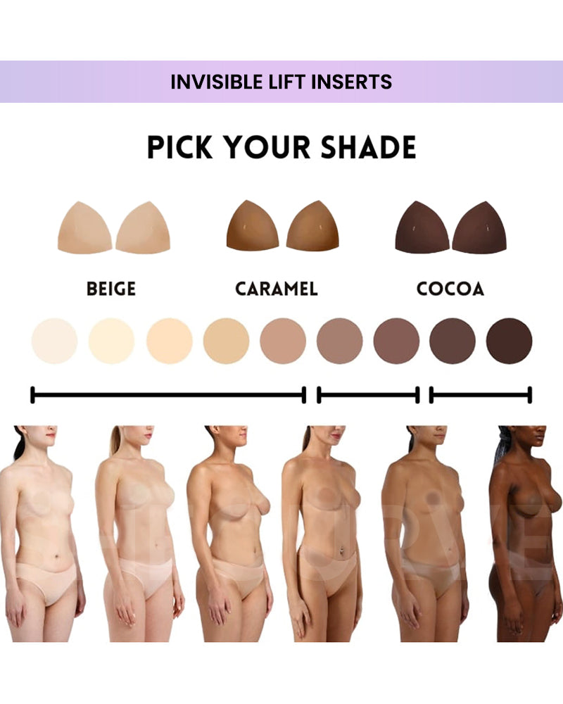 Double-Sided Adhesive Invisible Lift Inserts (2 Pairs)