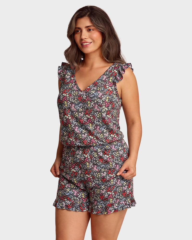 Built-in Bra Swim Romper