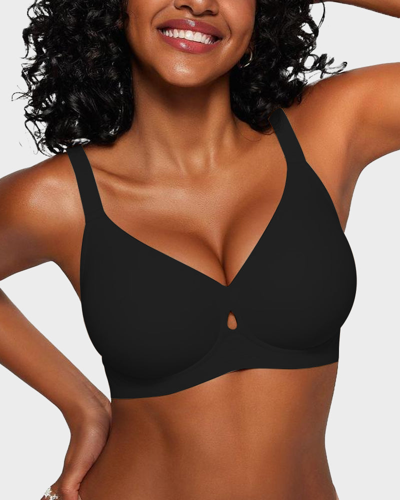 Invisible Jelly Lift Bra with Breathable Water Drop Hollow