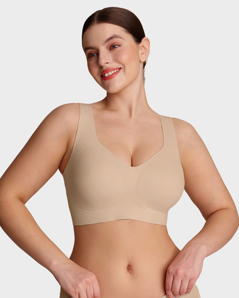 Lifting Wire-Free Antibacterial Jelly Bra