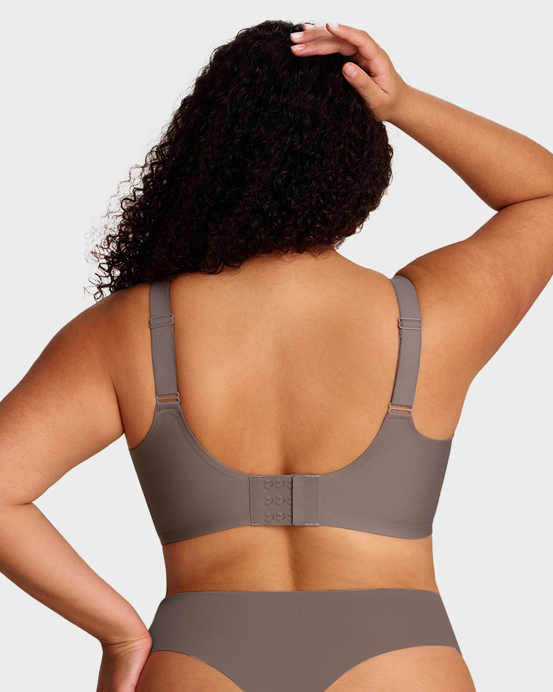 Womens Wireless Bras V Mesh Comfortable Bralette Supportive